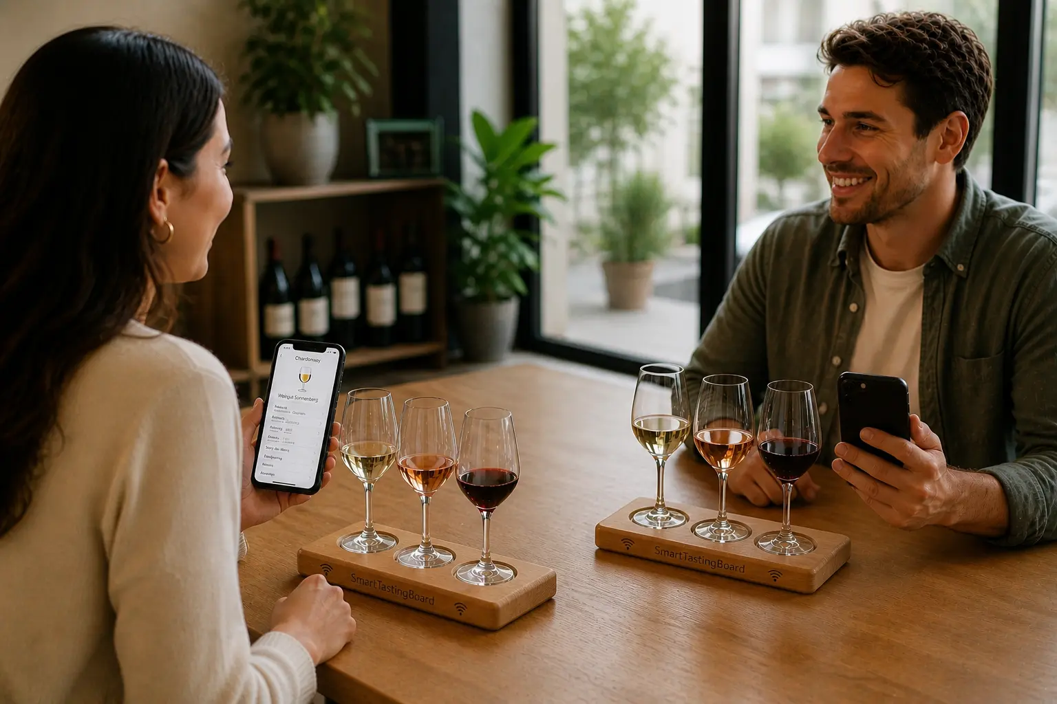 Digitale Weinverkostung mit STB TRIO